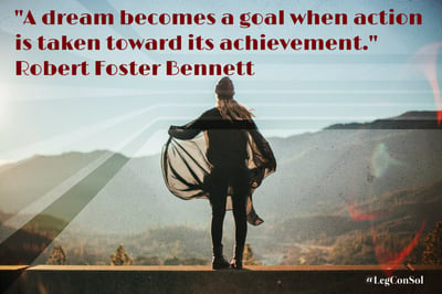 A dream becomes a goal when action is taken toward its achievement. Robert Foster Bennett