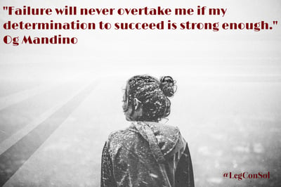 Failure will never overtake me if my determination to succeed is strong enough. Og Mandino