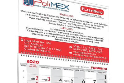 calendario de negocio regalo navidad calendario para detalle personalizable polanco cdmx