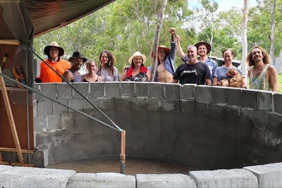 aircrete dome building workshop