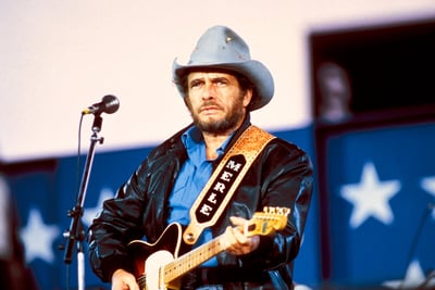 Merle Haggare, 'Hag', legendary outlaw singer.