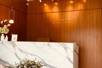 Sala de recepção do consultório de Encantado/RS.