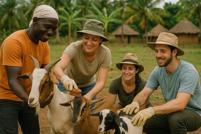 Partir en volontariat international à la Ferme Aménopé Togo Permaculture