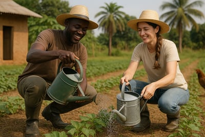 Partir en volontariat international à la Ferme Aménopé Togo Permaculture