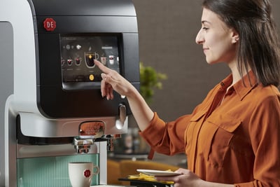 JDE Coffee Machine Touch Screen Malta