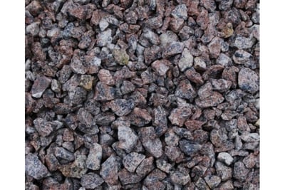 Raudona taškuota granito skalda