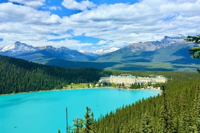 Lake Louise from Fairview Lookout