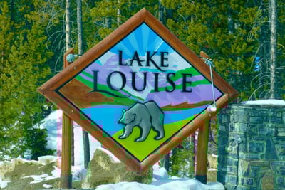 Lake Louise sign