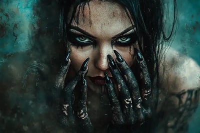 image of the black sorceress wall art
