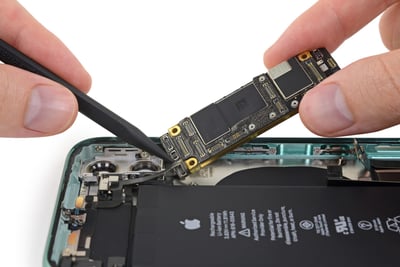 reparo em placa de celular