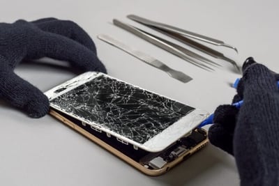 troca de tela de iphone