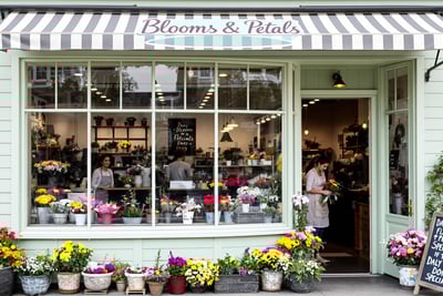 a small flowers store