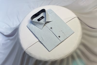 camisa formal azul