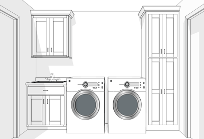 3D Laundry Drawing