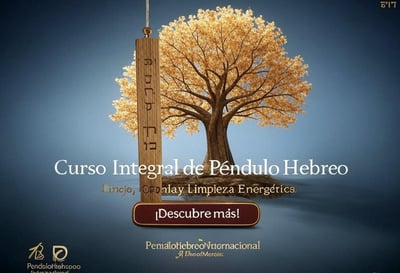 "Curso online de Péndulo Hebreo con Elena Moreta, docente acreditada en España"