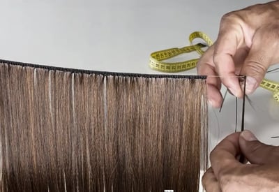 Curso mega hair ponto americano Confecção