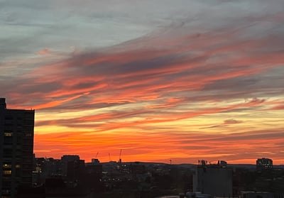 couché de soleil à Mexico