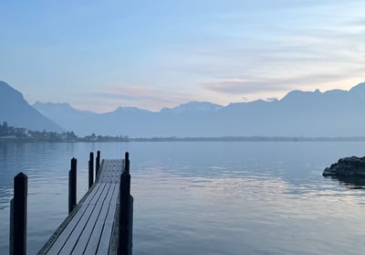 Lac Leman en Suisse