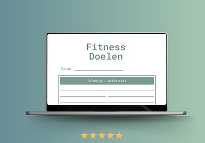 Digitale fitness doelen registreren