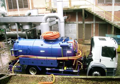 caminhão de hidrojateamento sucção