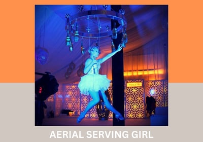 Aerial Serving Girls by Geet Events