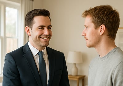 Buying talking to seller