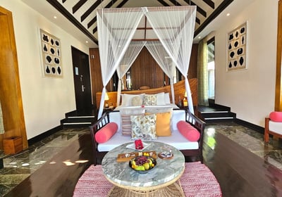 ozen reserve bolifushi beach villa bedroom