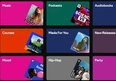 Spotify playlist genre selection