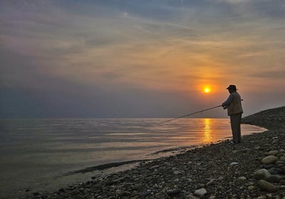 Lake fishing for Himalayan Golden Mahseer