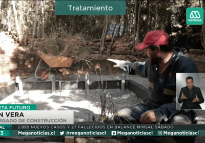 EcoRumbo mostrando en TV nacional un proyecto de filtrado natural para gestión sustentable del agua