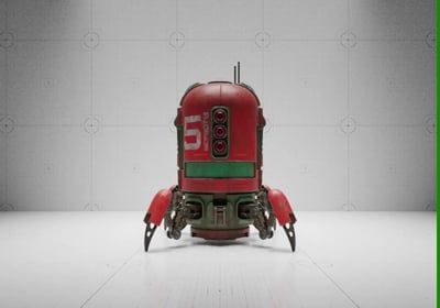 a red robot