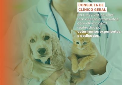 Clínica Geral Veterinária é na Lucky Vet, Pet Shop e Clínica Vererinária na Zona Norte de São Paulo