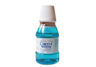Orest-F Mouthwash – Chlorhexidine gluconate & Sodium Fluoride for sensitive teeth relief, enamel 