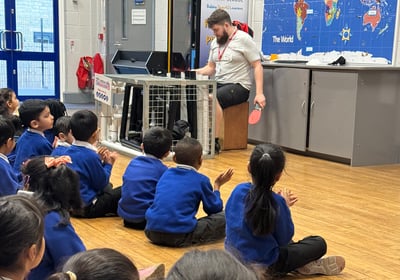 Miriam Lord Primary School, PlumberDrummer Assembly