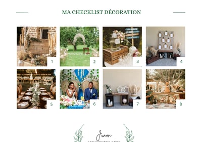 ma checklist décoration