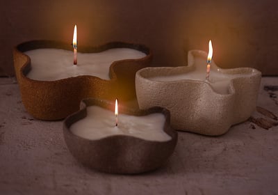 velas artesanas para el hogar