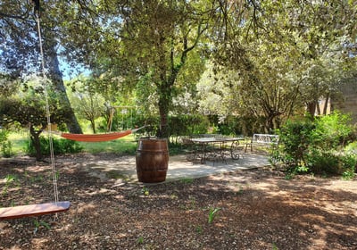 terrasse dans les bois