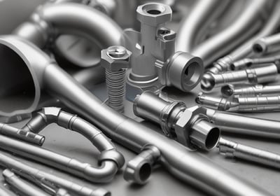 A residential building under construction with visible scaffolding surrounding the front. The structure features a mix of bare brickwork and wooden panels. Windows are installed on the upper level, and the roof is partially finished with red tiles. Construction materials such as wooden planks and blue tarps are scattered in the foreground.