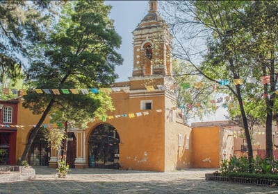 Colonial church building in Mexico City – a serene setting for affordable fertility care.