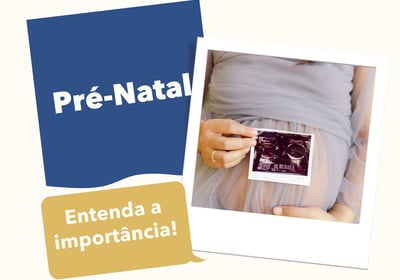 grávida feliz com o seu pré-natal em dia