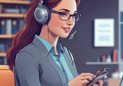 A digital illustration featuring a smartphone floating above a hexagonal platform, with gears and digital elements surrounding it. The screen displays a chatbot interface with various colored speech bubbles. The background is a solid light blue, emphasizing the technological theme. The text 'chatGPT' is displayed in 3D lettering on the right side.