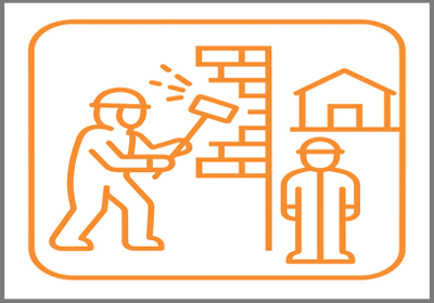 Professional selective demolition crew carefully removing building components during commercial demo