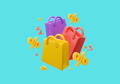 a group of bags with a price tag on them