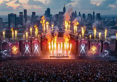 BTS rocks - open air rock concert