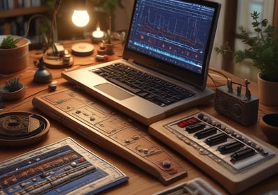 photo of person adjusting audio mixer