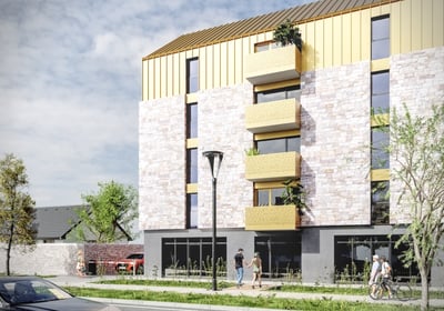 Perspective d'un logement collectif