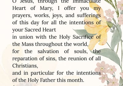 Morning offering prayer