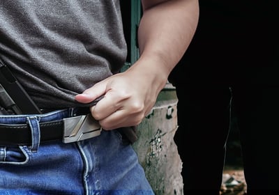concealed carry appendix draw on armed threat