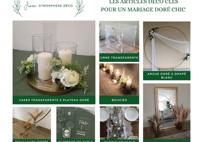 Les articles indispensables sur le thème doré chic