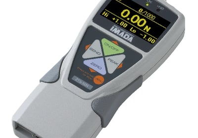 Imada push force gauge with motorized stand